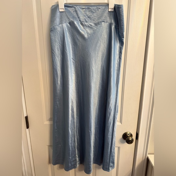 Free People Sasha Satin Maxi Skirt NWT Size 12 - Picture 8 of 9